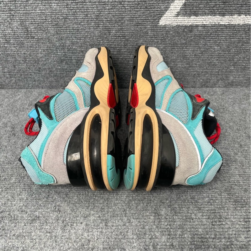 97新LV 灰藍色麂皮運動鞋40.5碼241536-6