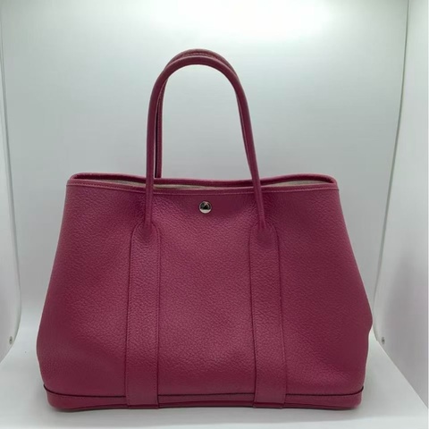 二手Hermes愛馬仕garden party36海葵紫p刻