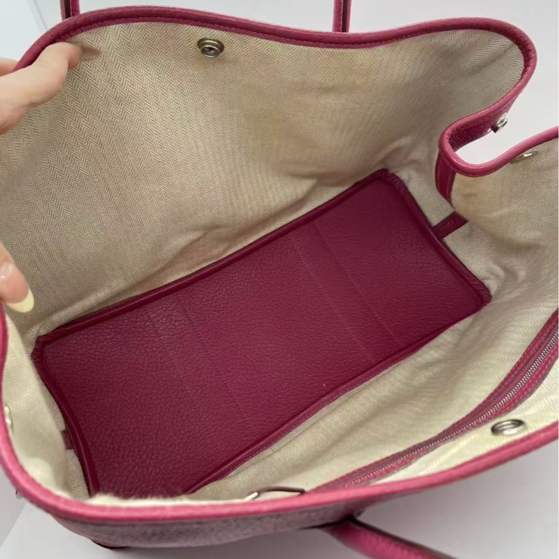 二手Hermes愛馬仕garden party36海葵紫p刻-2