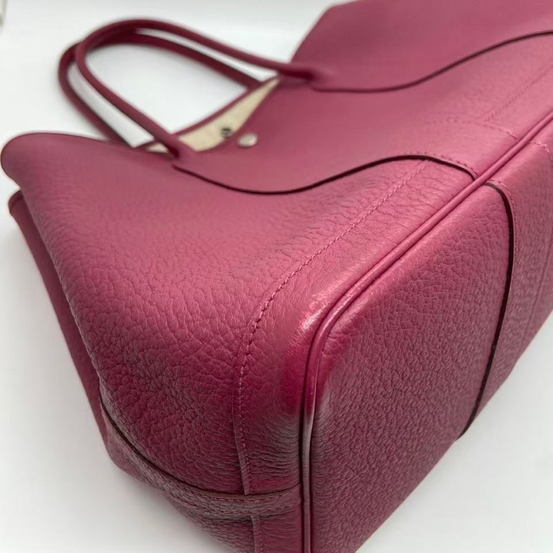 二手Hermes愛馬仕garden party36海葵紫p刻-5