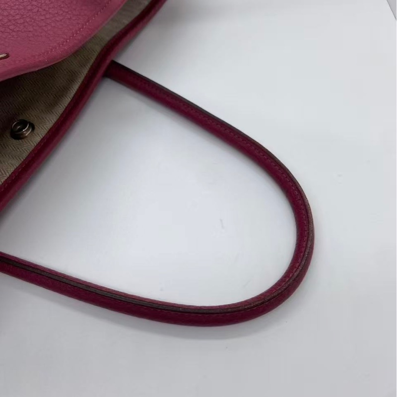 二手Hermes愛馬仕garden party36海葵紫p刻-9