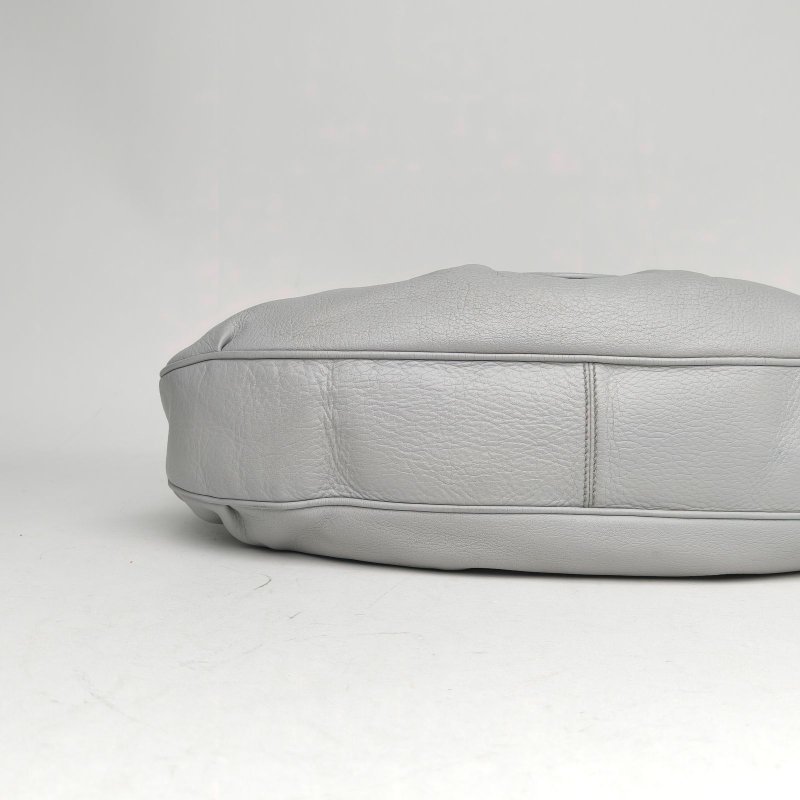 FERRAGAMO 灰色牛皮托特包單肩腋下包肩背包-4