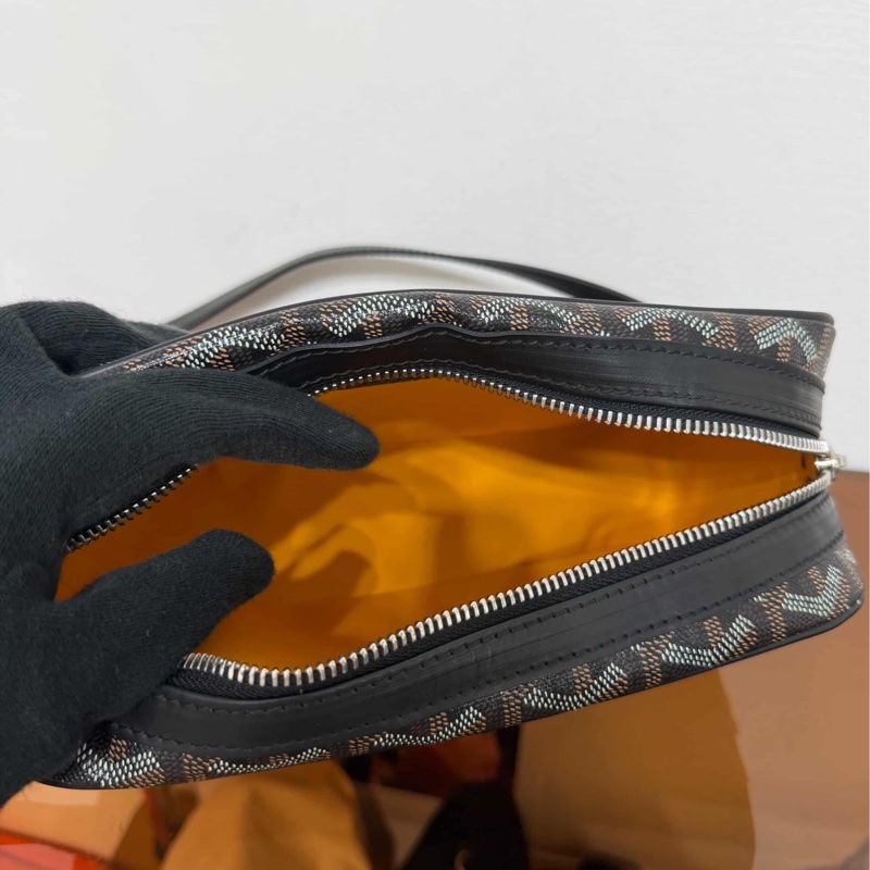 Goyard 相機包／斜背包（黑棕配色）-1
