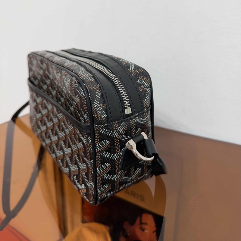 Goyard 相機包／斜背包（黑棕配色）-2