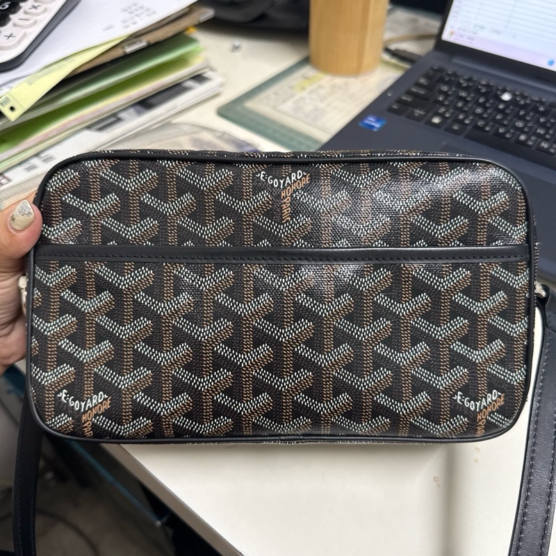 Goyard 相機包／斜背包（黑棕配色）-4