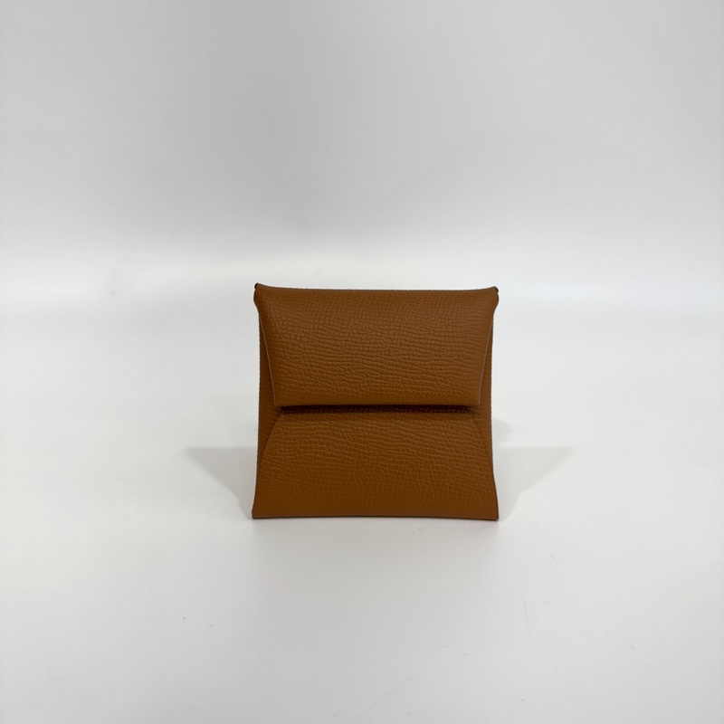 Hermers 37 gold金棕銀釦EPSOM皮basta零錢包-1