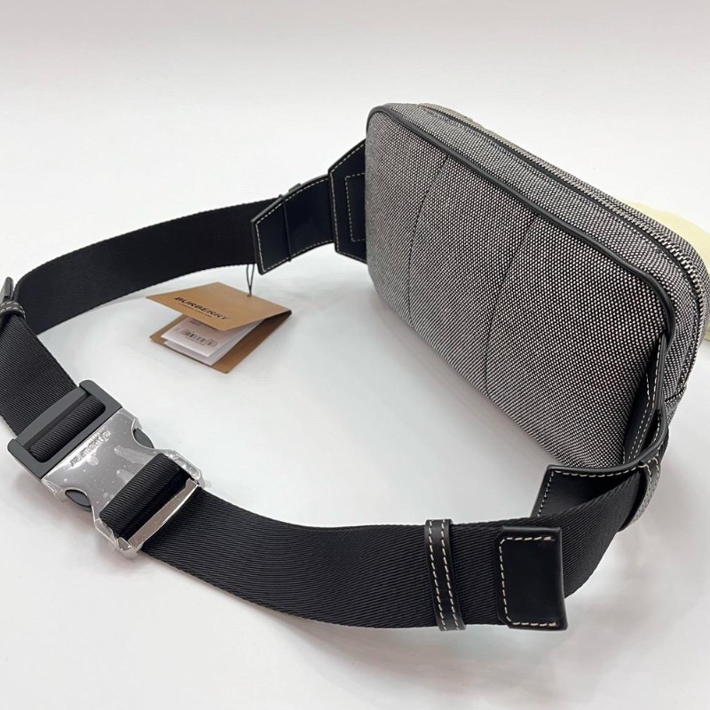 Burberry grey belt bag-1