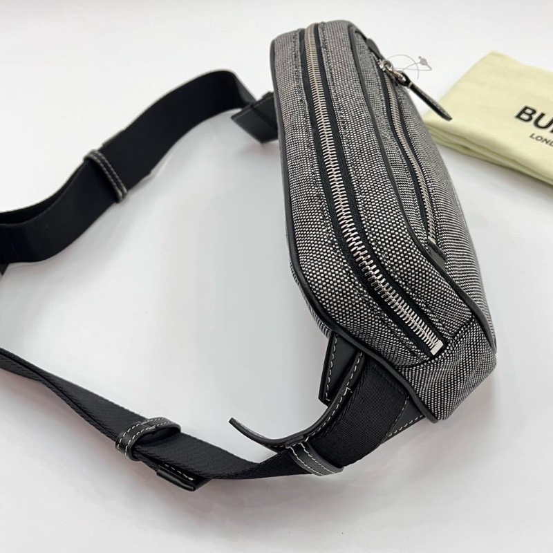 Burberry grey belt bag-2