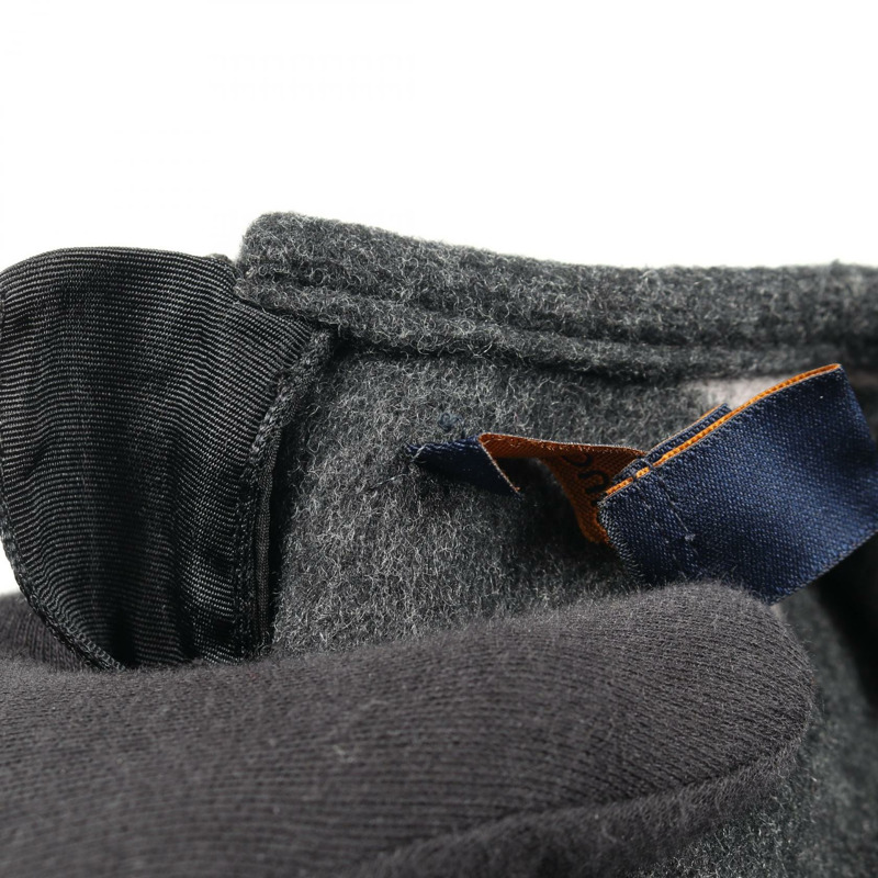 路易威登 Monogram 洋裝 RW202W TUV FJDR04 羊毛絲灰色粉紅 #38 二手 LV-5