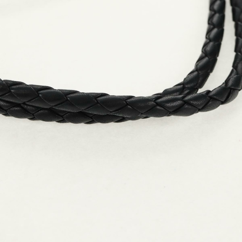 【日本直送】BOTTEGA VENETA INTRECCIATO 皮革肩背包 黑色 金色 正品 156326V-7