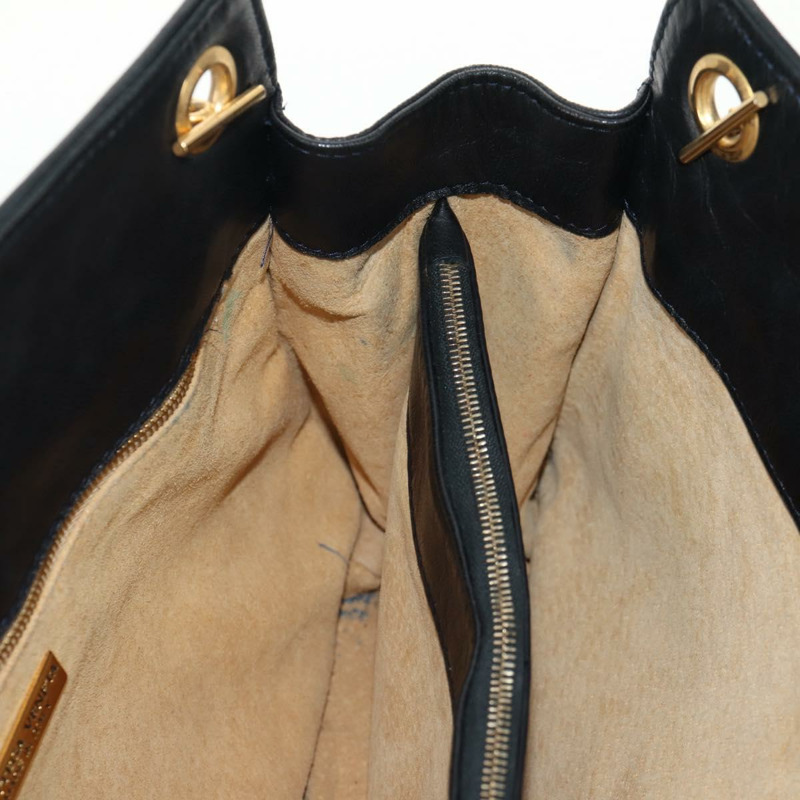 【日本直送】BOTTEGA VENETA INTRECCIATO 皮革肩背包 黑色 金色 正品 156326V-19