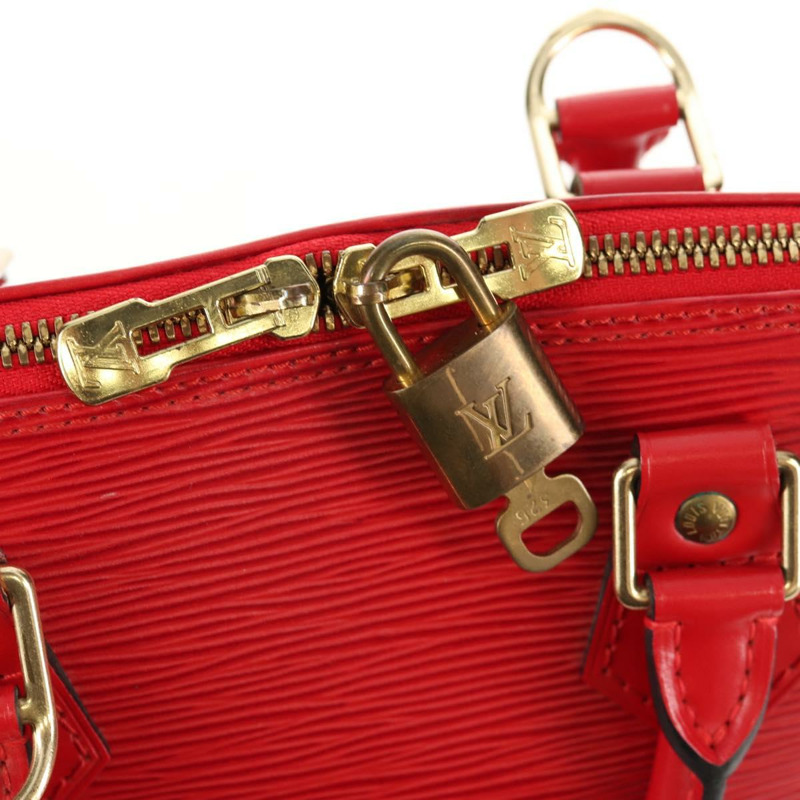 【日本直送】路易威登 Epi Alma 手提包，卡斯蒂利亞紅 M52147 LV 正品 yk20034A-8