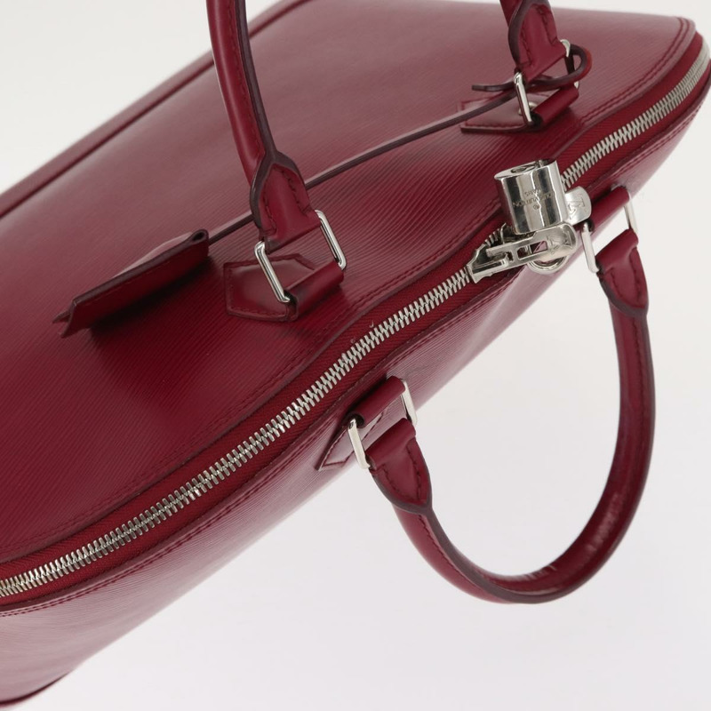 【日本直送】路易威登 Epi Alma MM 手提包，玫紅色，LV 正品，貨號 156661AV-5