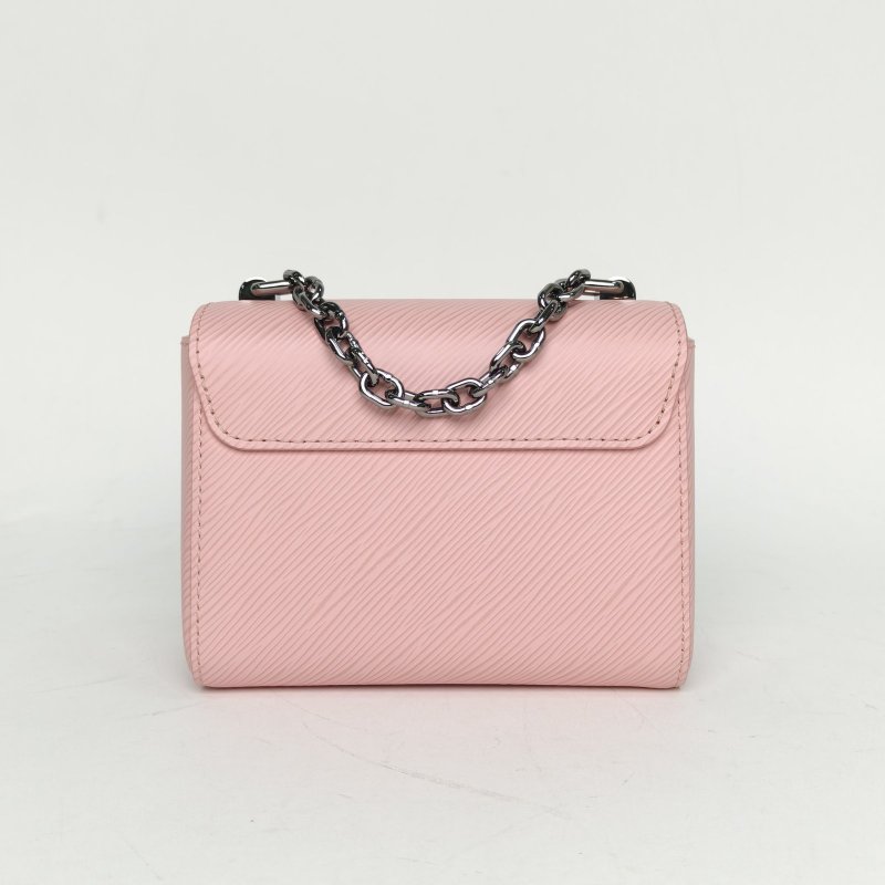 LOUIS VUITTON TWISTMini15粉色EPI水波紋牛皮2020寬肩帶肩背包-2