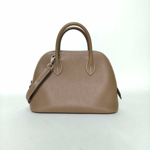 HERMES Bolide保齡球包2518大象灰EC皮K2025銀扣2020肩背包