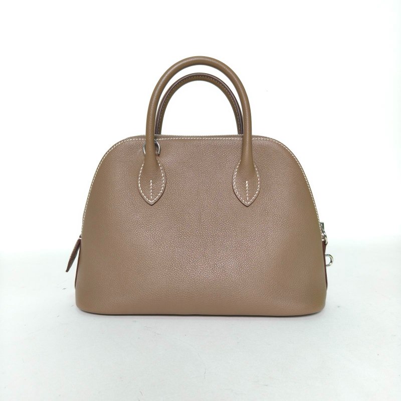 HERMES Bolide保齡球包2518大象灰EC皮K2025銀扣2020肩背包-2