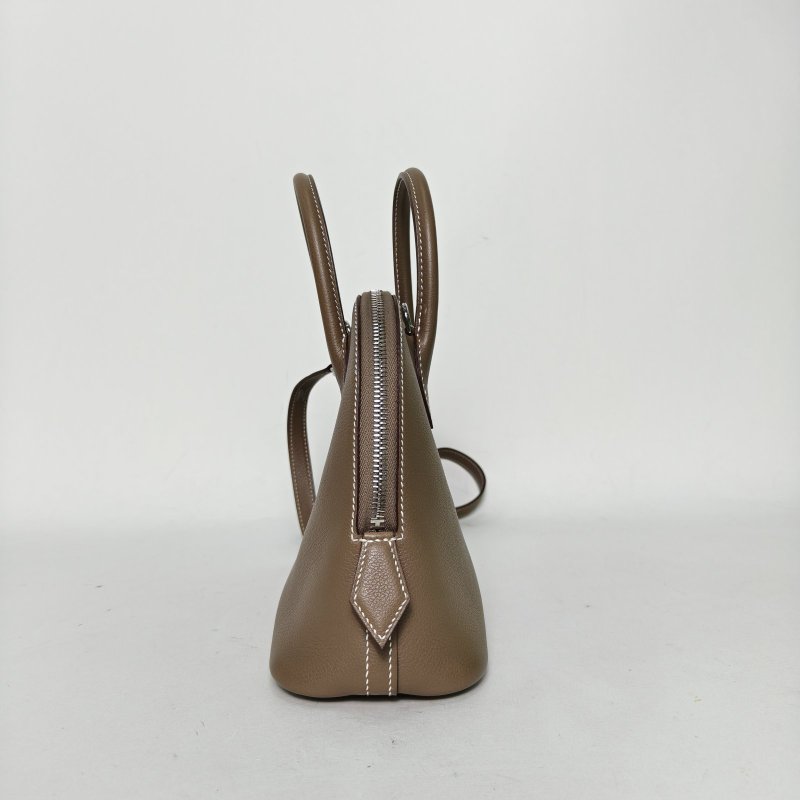 HERMES Bolide保齡球包2518大象灰EC皮K2025銀扣2020肩背包-3