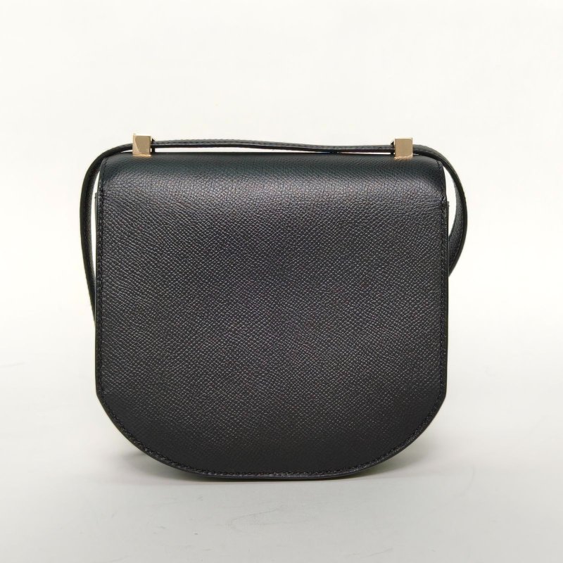 HERMES Mosaique馬賽克小號1789黑色Epsom皮Y刻金扣肩背包-2