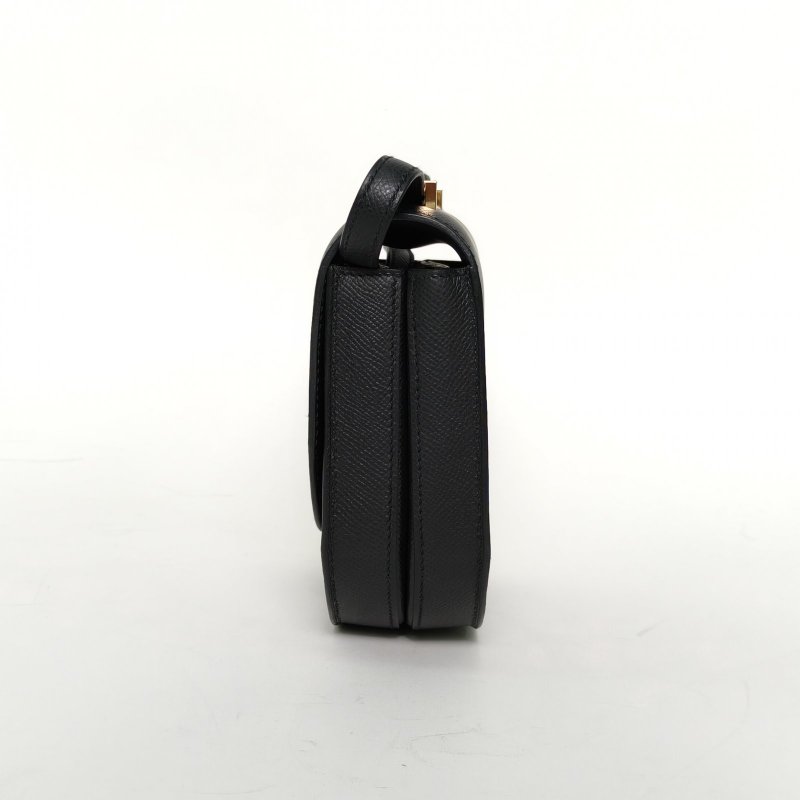 HERMES Mosaique馬賽克小號1789黑色Epsom皮Y刻金扣肩背包-3