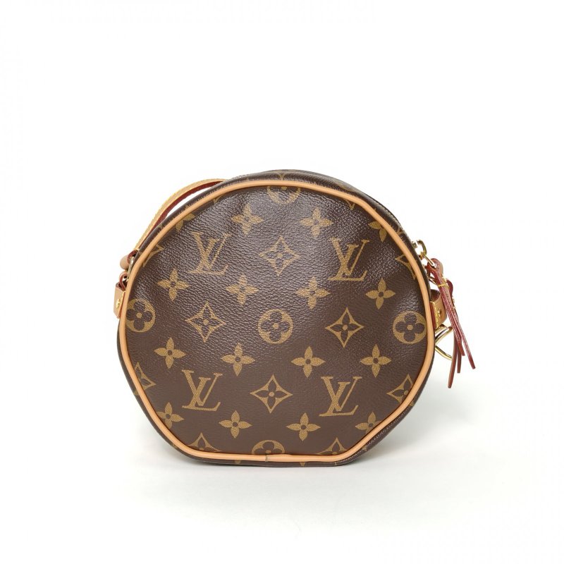 LOUIS VUITTON BOITECHAPEAUSOUPLE軟圓餅小號17老花PVC晶片肩背包-2