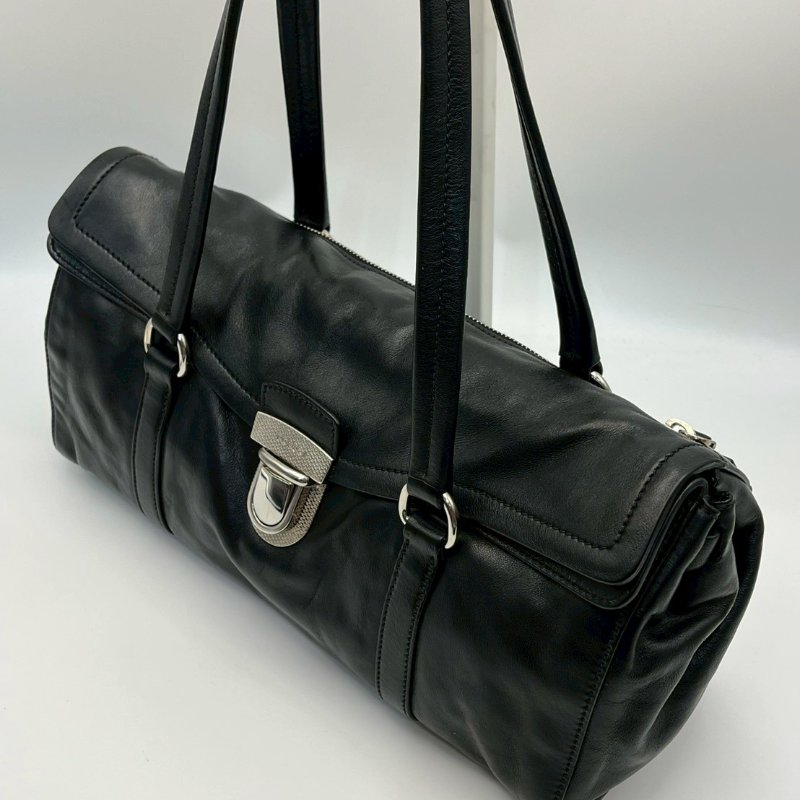 🏷Prada油蠟皮法棍包-11