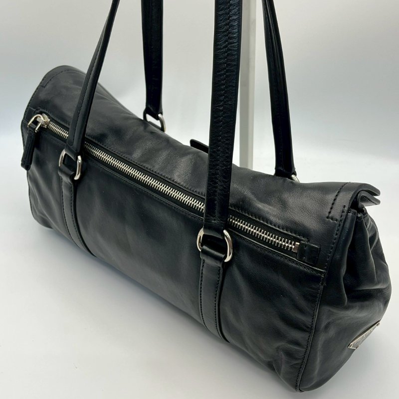 🏷Prada油蠟皮法棍包-12