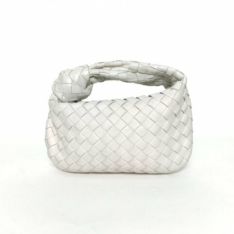 BOTTEGA VENETA JodieMini28手提白色羊皮肩背包