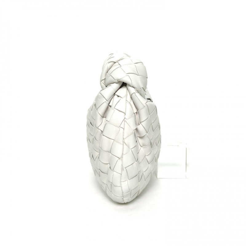 BOTTEGA VENETA JodieMini28手提白色羊皮肩背包-1