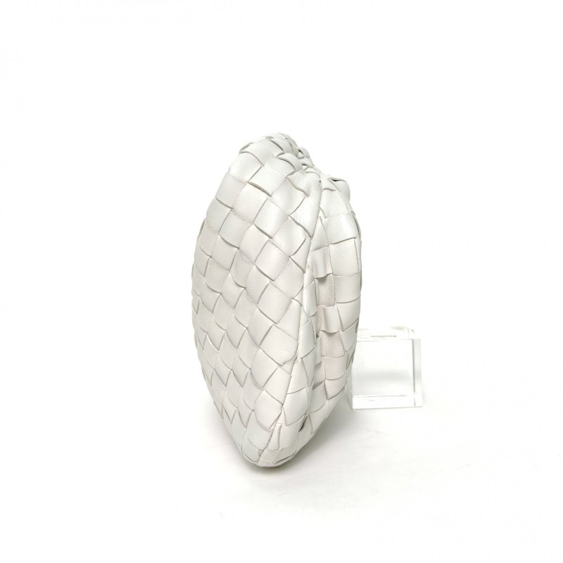 BOTTEGA VENETA JodieMini28手提白色羊皮肩背包-3