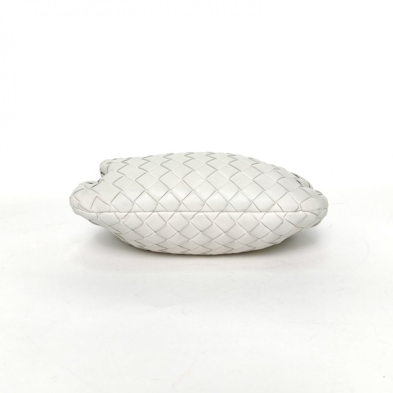 BOTTEGA VENETA JodieMini28手提白色羊皮肩背包-4