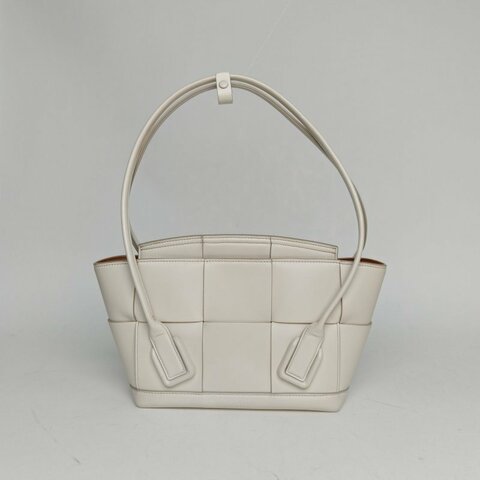 BOTTEGA VENETA Arco小號22白色牛皮肩背包