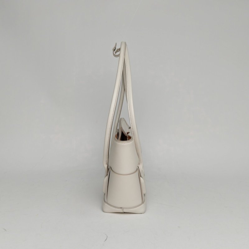 BOTTEGA VENETA Arco小號22白色牛皮肩背包-3