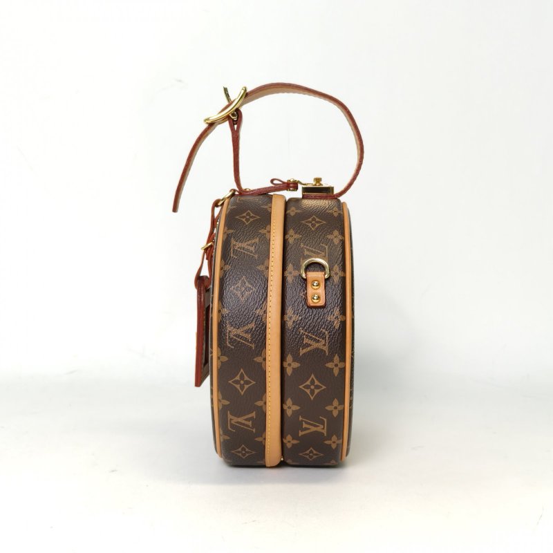 LOUIS VUITTON PETITEBOITECHAPEAU硬圓餅中號17.5老花PVC2018肩背包-1