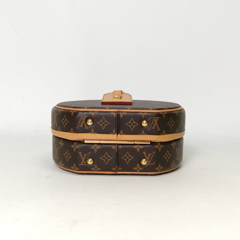 LOUIS VUITTON PETITEBOITECHAPEAU硬圓餅中號17.5老花PVC2018肩背包-4