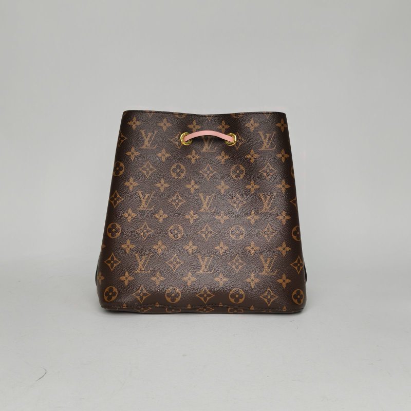 LOUIS VUITTON NÉONOÉ水桶包中號26粉色內裏老花PVC金扣2018肩背包-2