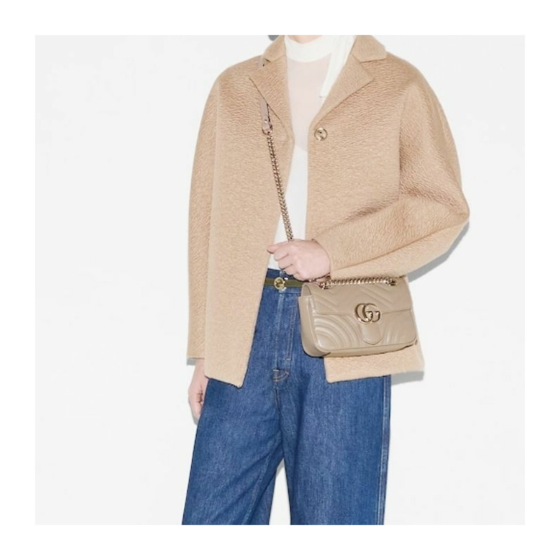 GUCCI GG Marmont 迷你肩背包 446744 AAER0 1523-11