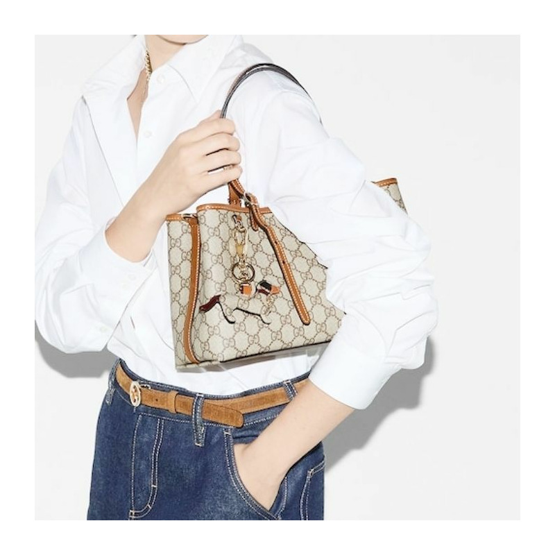 GUCCI GG 標誌小號手提包 815214 FAD6L 9758-11