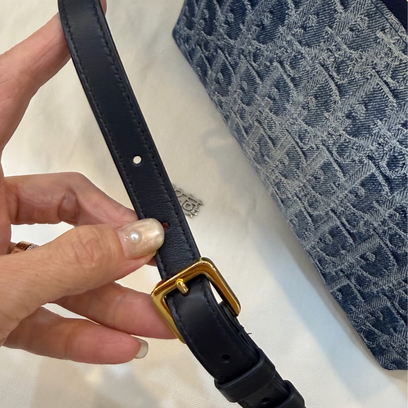 Dior 丹寧牛仔漸層上肩包-3
