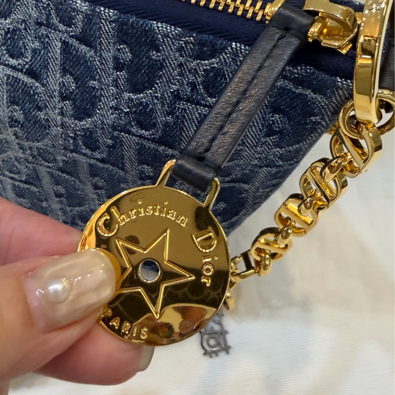 Dior 丹寧牛仔漸層上肩包-4