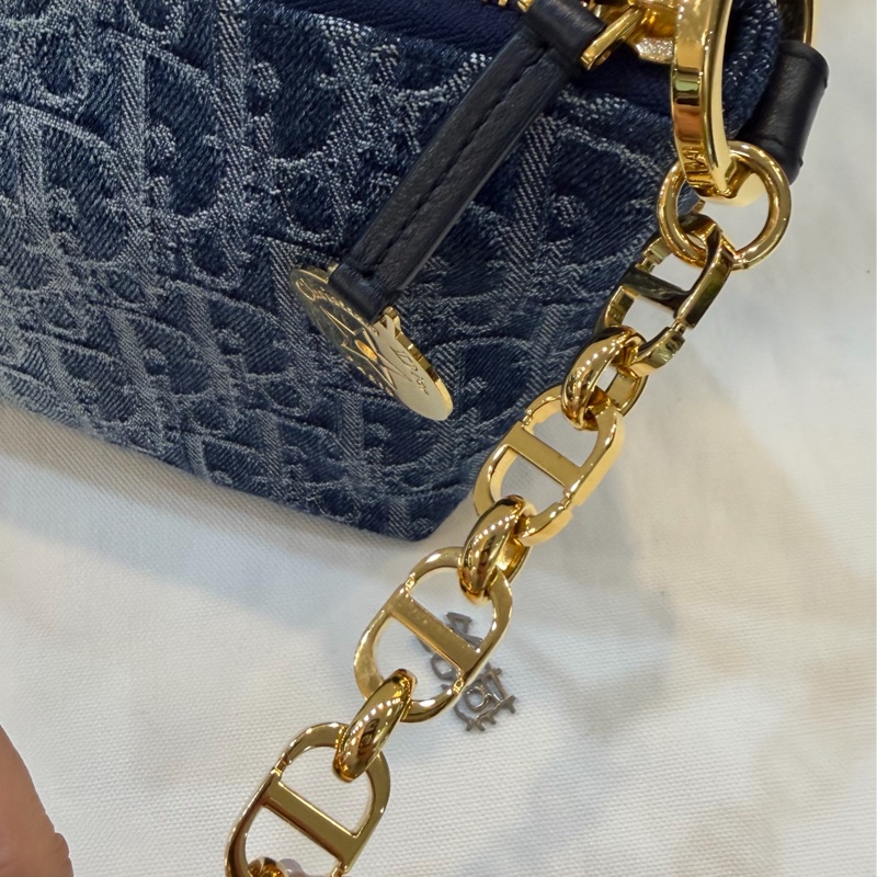 Dior 丹寧牛仔漸層上肩包-5