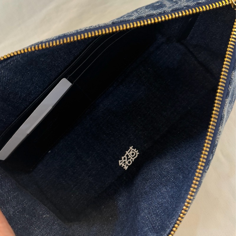 Dior 丹寧牛仔漸層上肩包-10