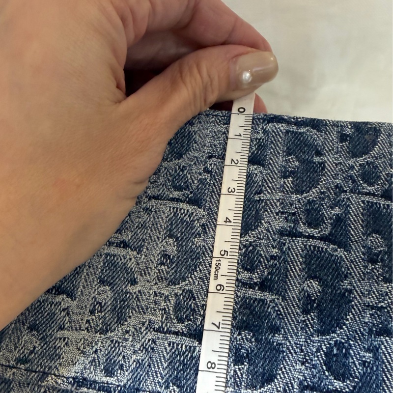 Dior 丹寧牛仔漸層上肩包-12