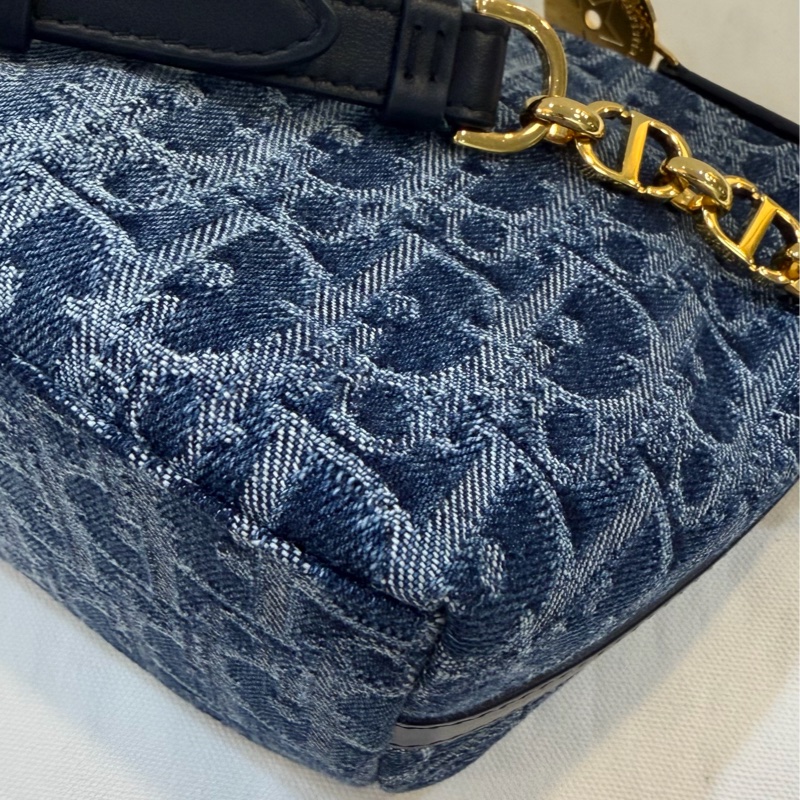 Dior 丹寧牛仔漸層上肩包-15