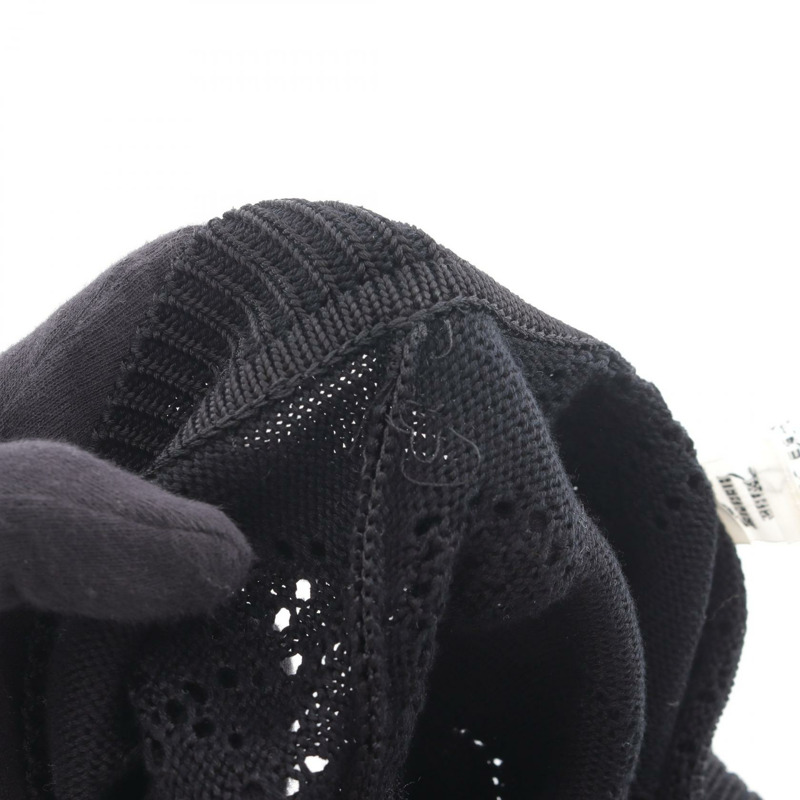 愛馬仕 H Lift 開襟衫 #34 針織衫 2E2710DA 人造絲棉 黑色 二手 女款-7