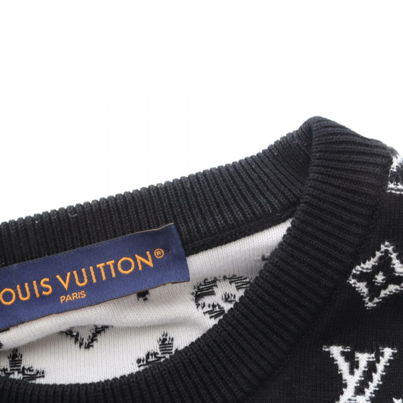 路易威登漸層Monogram針織衫 RM241Q USO HQN42W 棉 黑白 M 男款-6