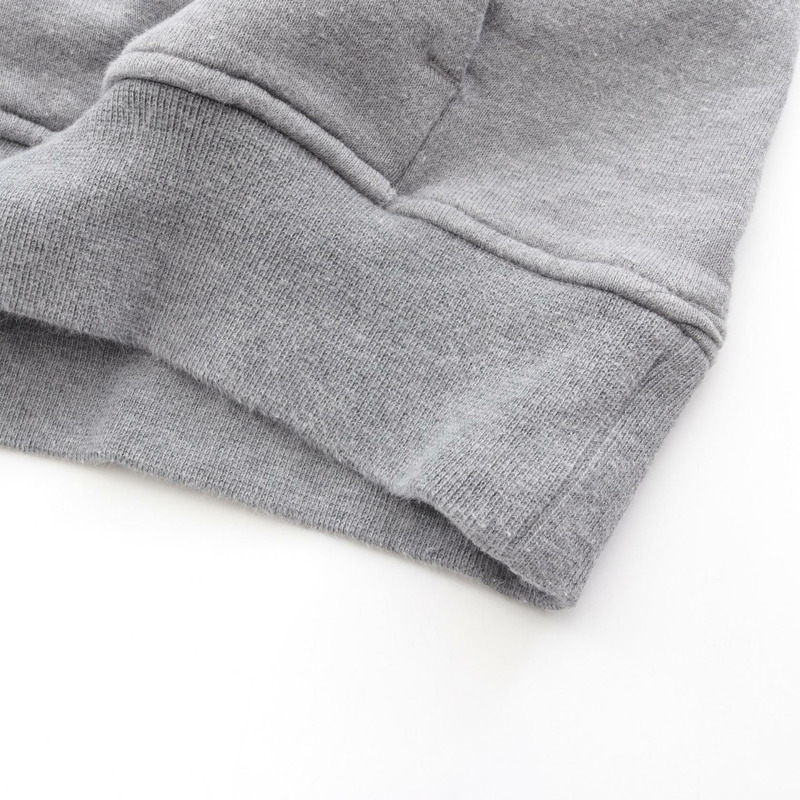 路易威登 Monogram 圓形剪裁連帽衫，純棉灰色，XL 碼，二手男士-6