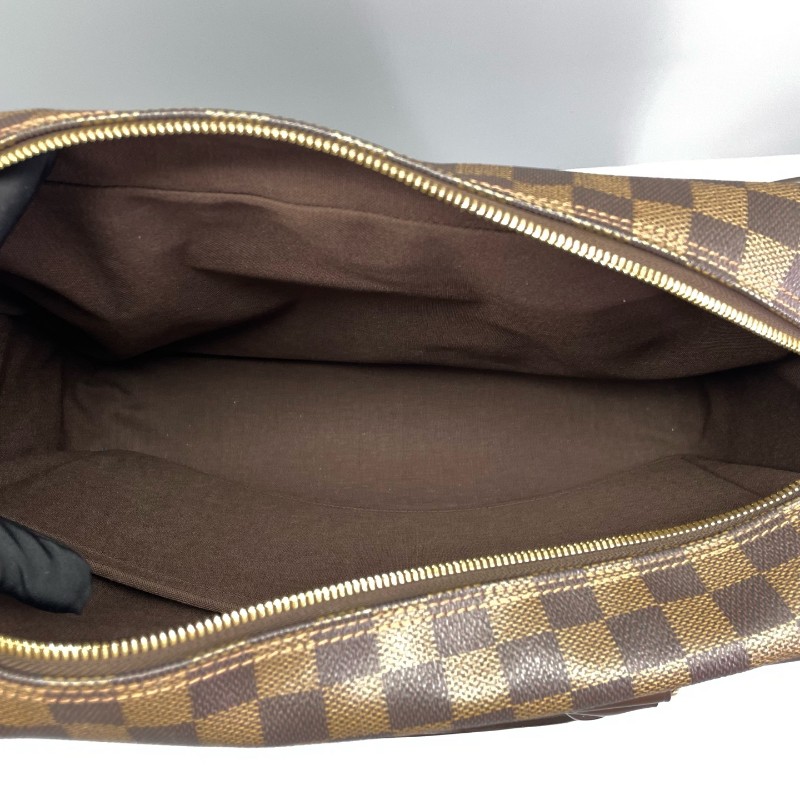 LV路易威登 雙層手提公文包棕棋盤格-22