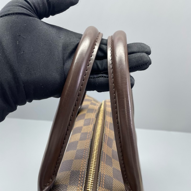 LV路易威登 雙層手提公文包棕棋盤格-27