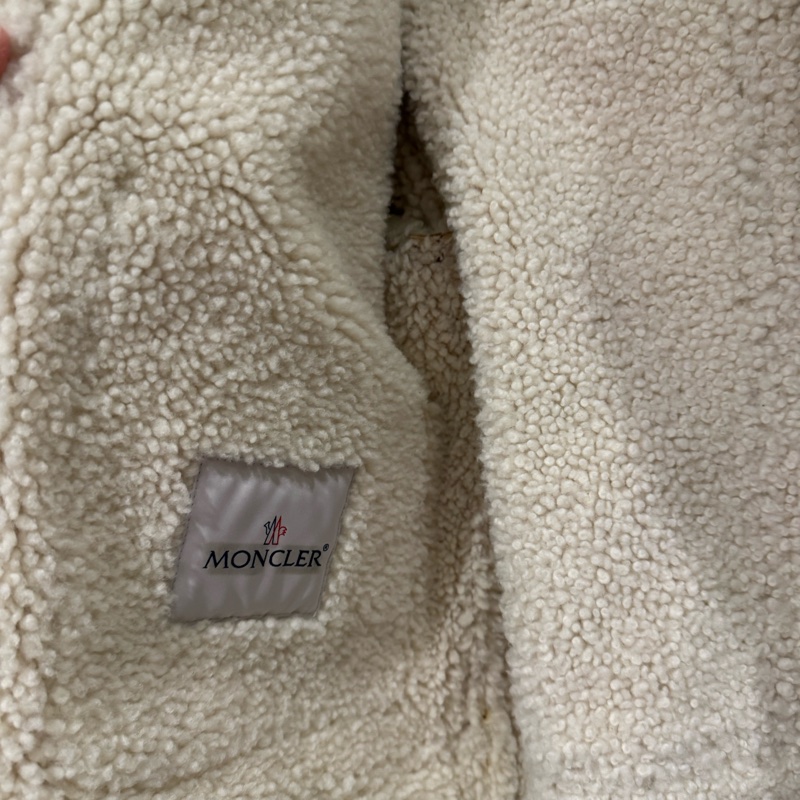 Moncler 麂皮羔羊外套/機車外套/女生1號/97新美品-5