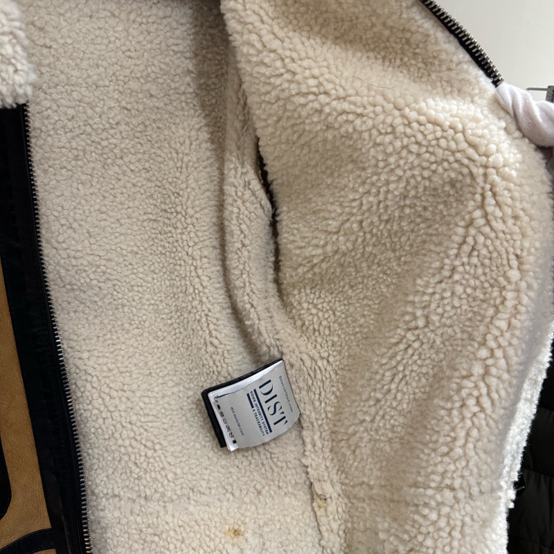 Moncler 麂皮羔羊外套/機車外套/女生1號/97新美品-20